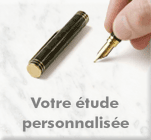 Votre étude|personnalisée